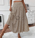 Women's Long Ditsy Floral Skirt